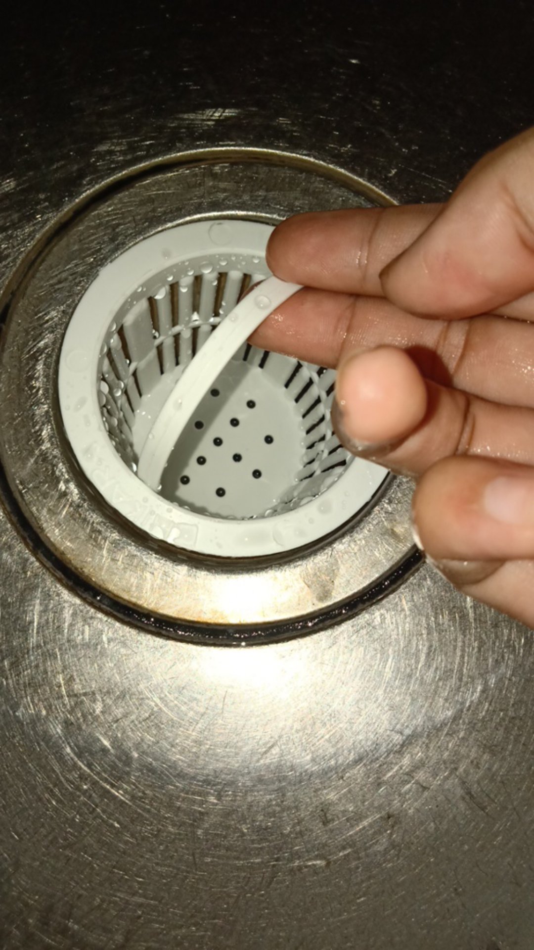 Saringan Dalam Plastik Untuk Afur Wastafel Keranjang Nj62