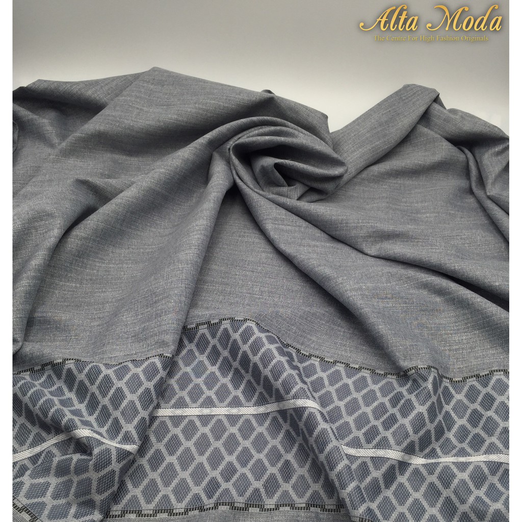 

Alta Moda Katun Motif Fancy Shirting Tenunan Grey Kain Premium (1M)