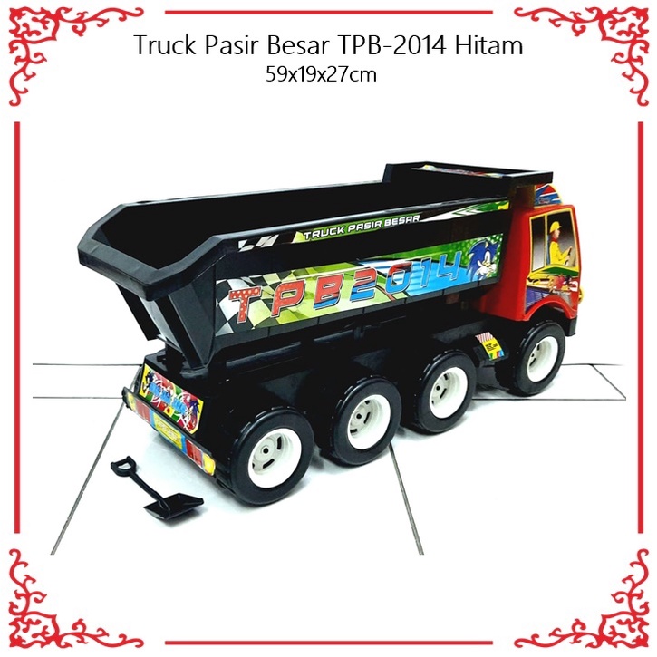 Mainan Anak Truk Pasir Besar TPB-2014 Hitam