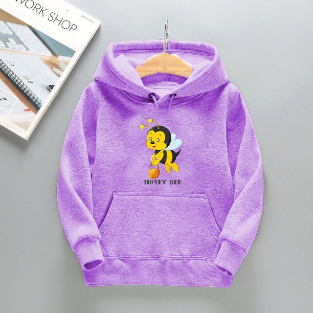 Hoodie Anak Unisex Honey Bee Size M-XL