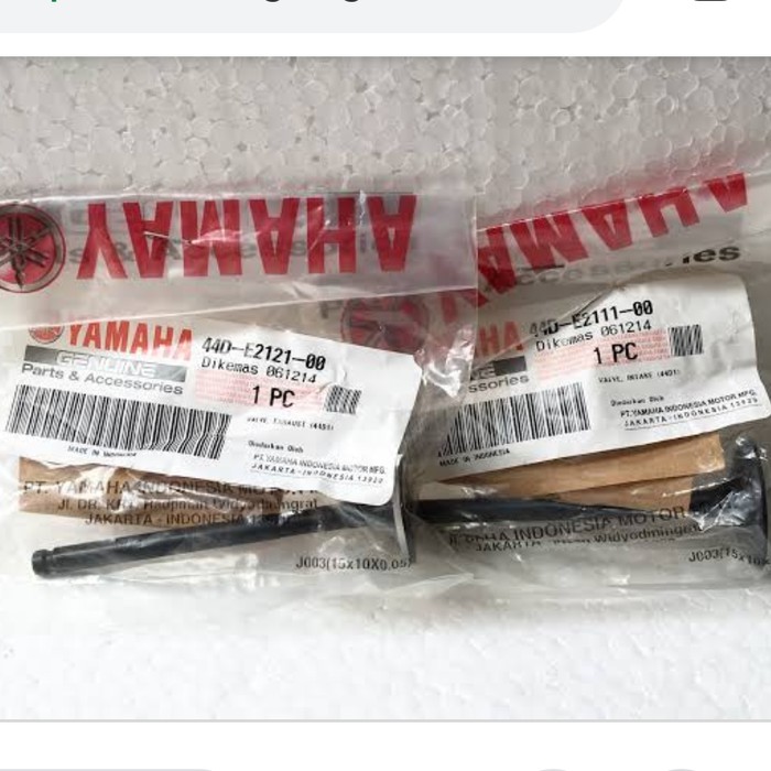 Payung Klep Valve EX Api - Xeon Asli Yamaha 44D-E2121-00