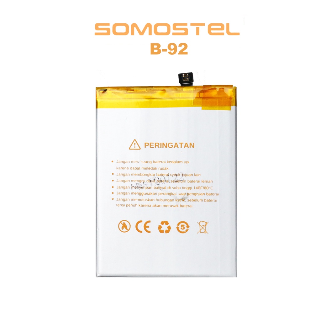 Somostel - B-92 Vivo Y35 Batre Batrai Baterai