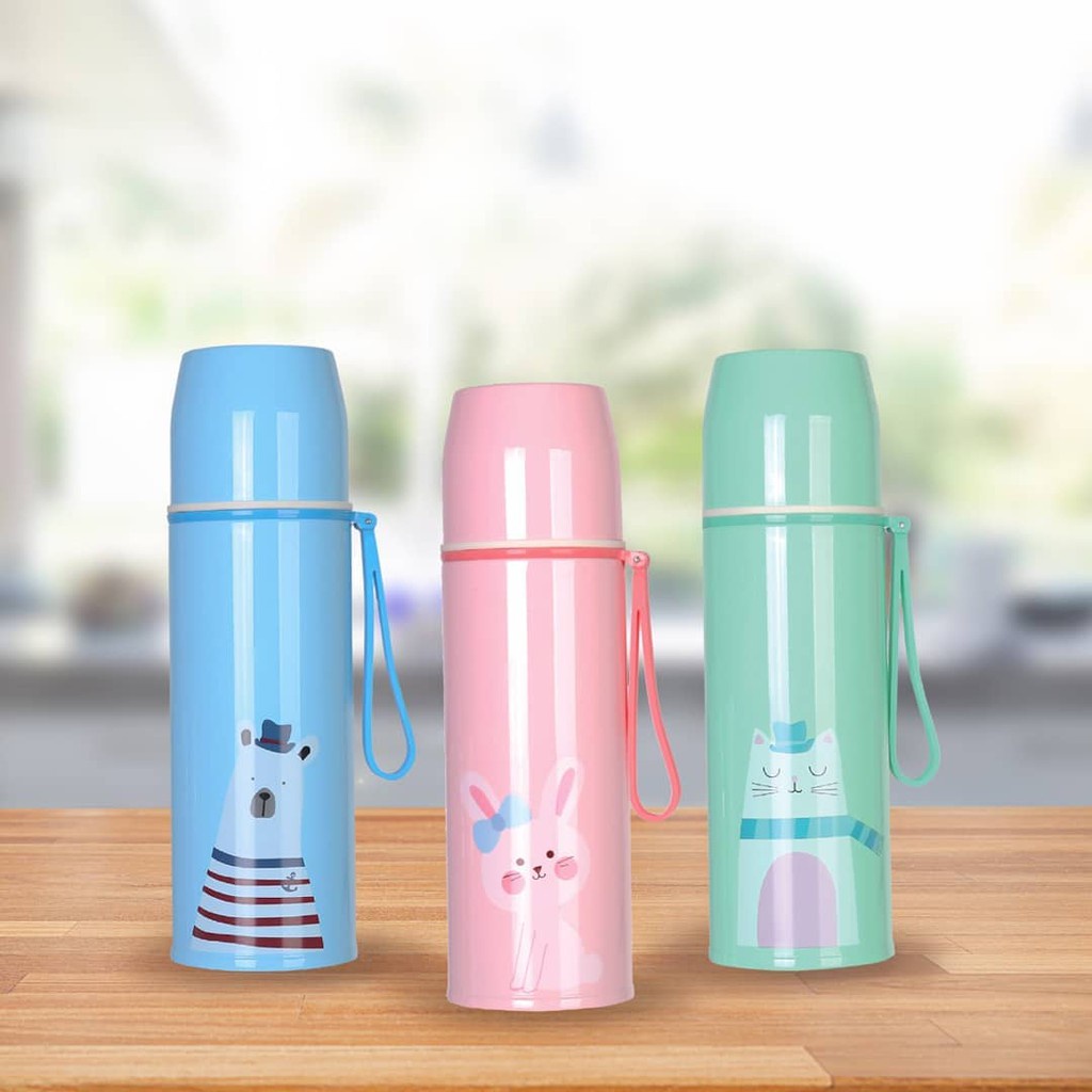 BabySafe Silicone Strap Vacuum Flask 500ml TER004