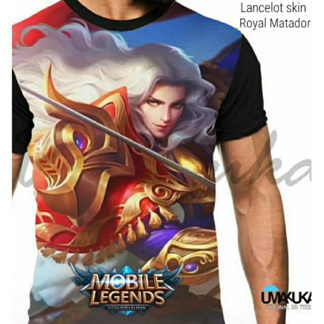 Kaos 3D Lancelot Skin Royal Matador.