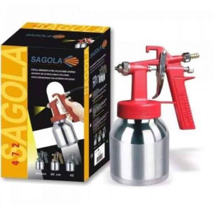 Air spray gun ORANGE F75S tabung bawah kapasitas cup 750cc fluid nozle