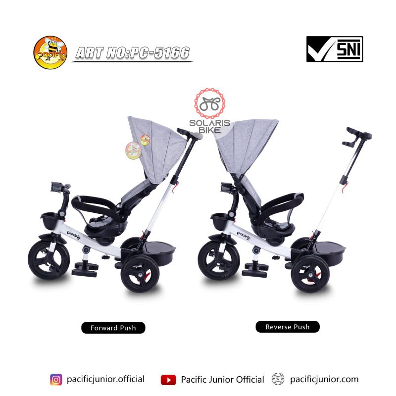 Sepeda Anak Roda Tiga / Stoller Pasific 5166 9952