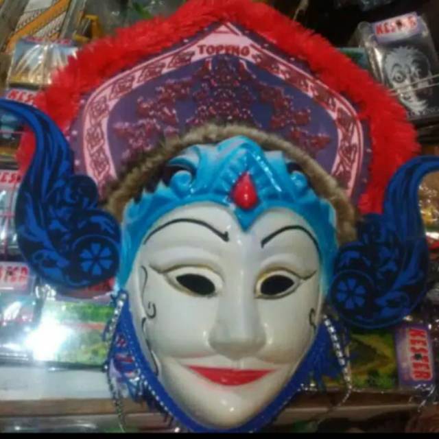 Mainan Anak Topeng Bentuk Wajah Cantik