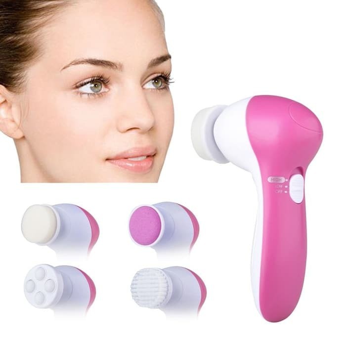 Promo alat Facial Wajah 5 in 1 / tanpa dus barang unik murah rumah tangga berkualitas