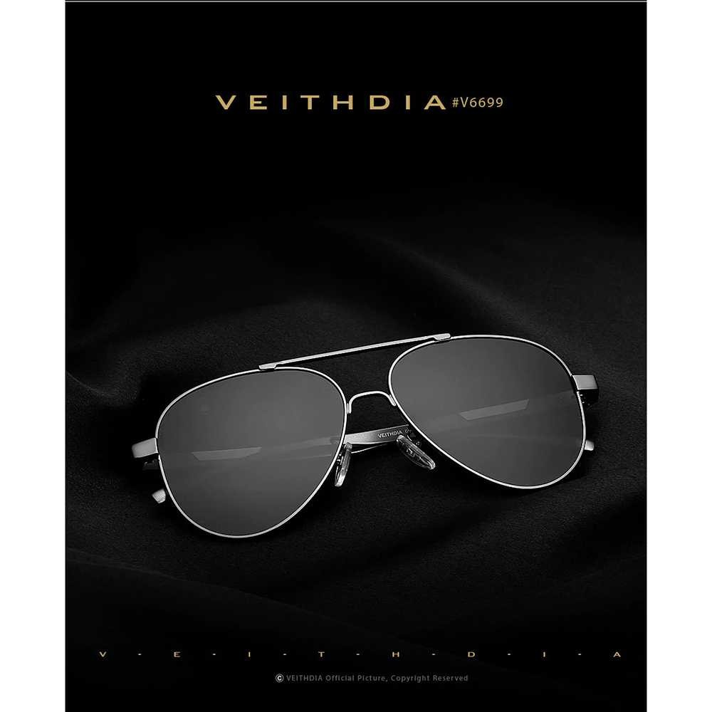 Best Seller ! Veithdia Kacamata Photochromic UV Polarized Sunglasses - 6699