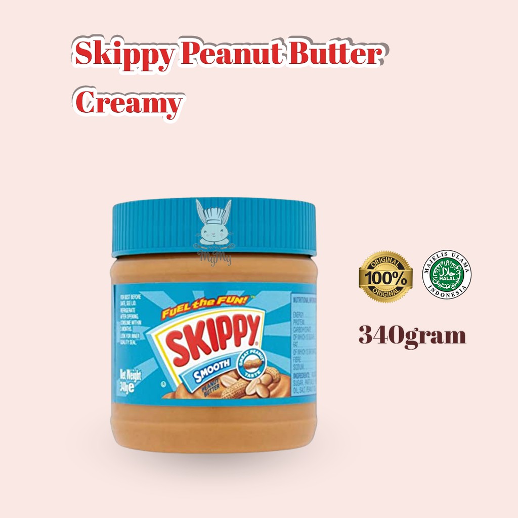

Skippy Creamy Peanut Butter 340 gram Selai Kacang Halus