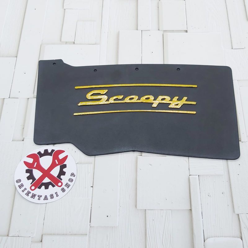 MUDFLAP MUD FLAP MUD GUARD PENAHAN LUMPUR HONDA SCOOPY FI ESP AKSESORIS