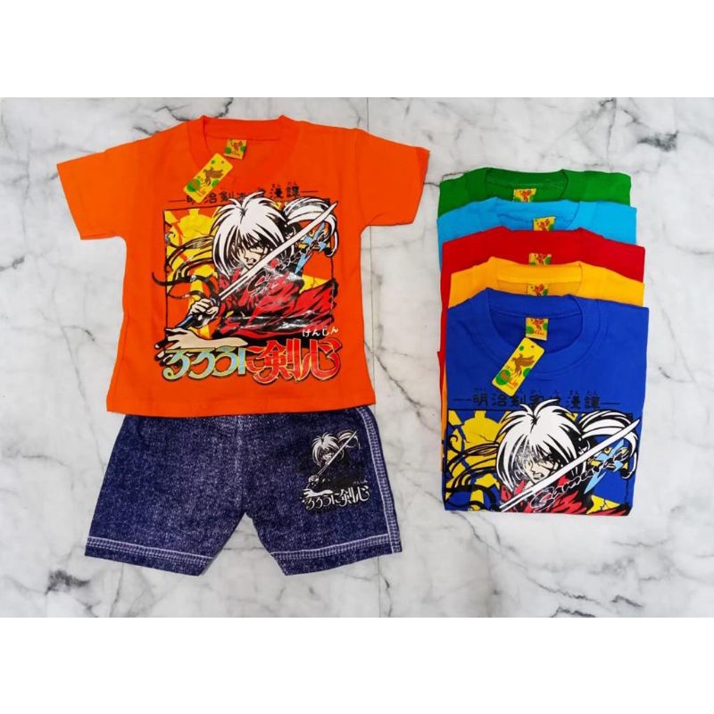 SETELAN BAJU ANAK SAMURAI X