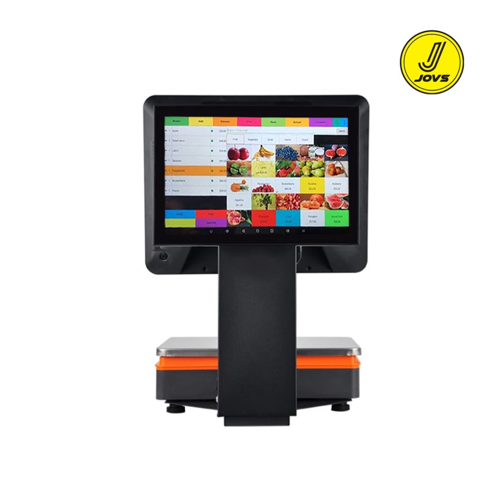 Mesin kasir Android POS Touchscreen Timbangan digital plus Software