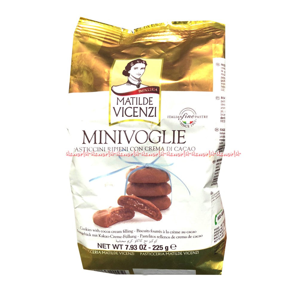 Matilde Vicenzi Minivoglie Asticcini Ripieni Con Crema 225gr