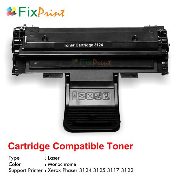 Compatible Cartridge Fuji Xerox 3124  Printer Xerox Phaser 3124 3125 3117 3122 Murah