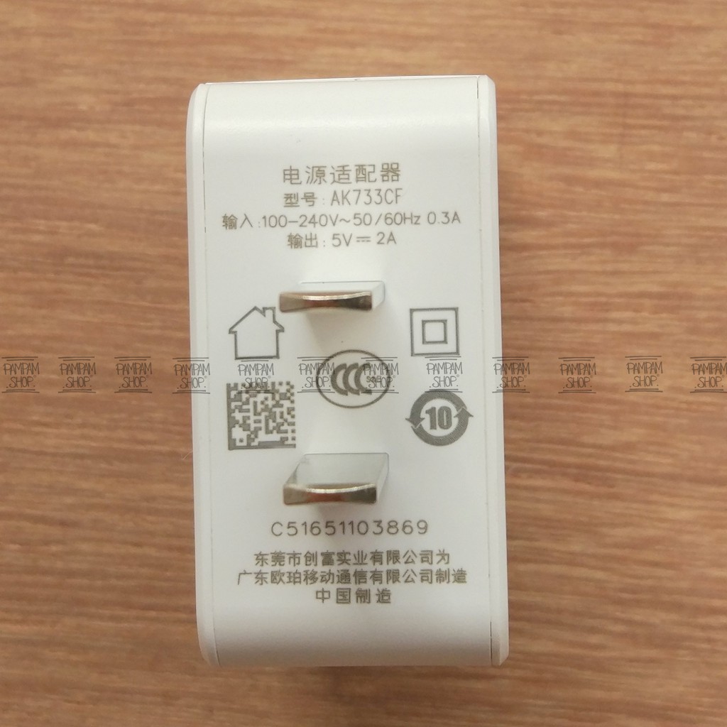 Travel Charger Oppo 2A Original AK733CF Micro USB A37 A39 A57 A77 A53 A59 Fast Charging Quick Charge