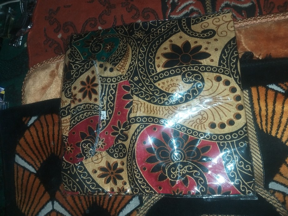 Blouse Atasan Batik Wanita - Motif Keong Mas Sania Ruffle Batik Atasan Ndoro Jowi Dnt Fairuz Arrafiq