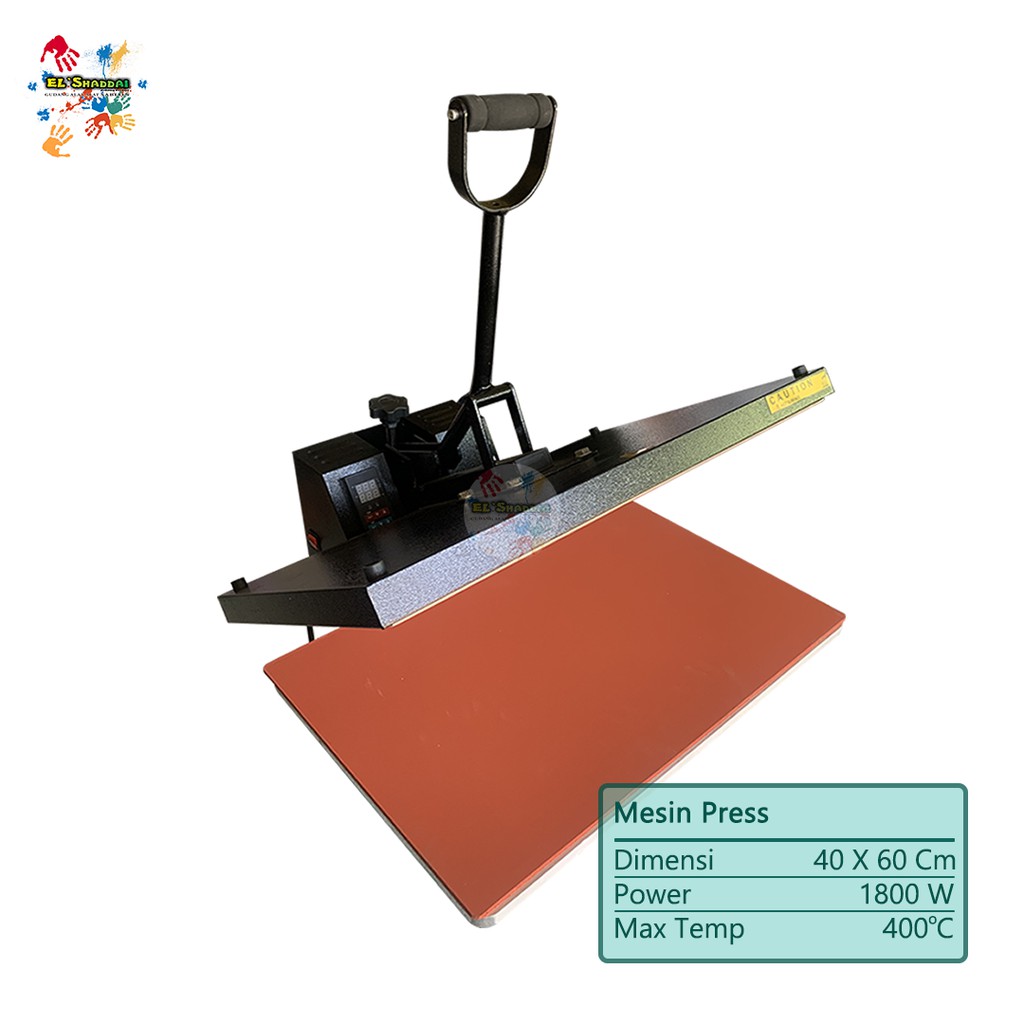 MESIN PRESS sablon 40 x 60 hot press