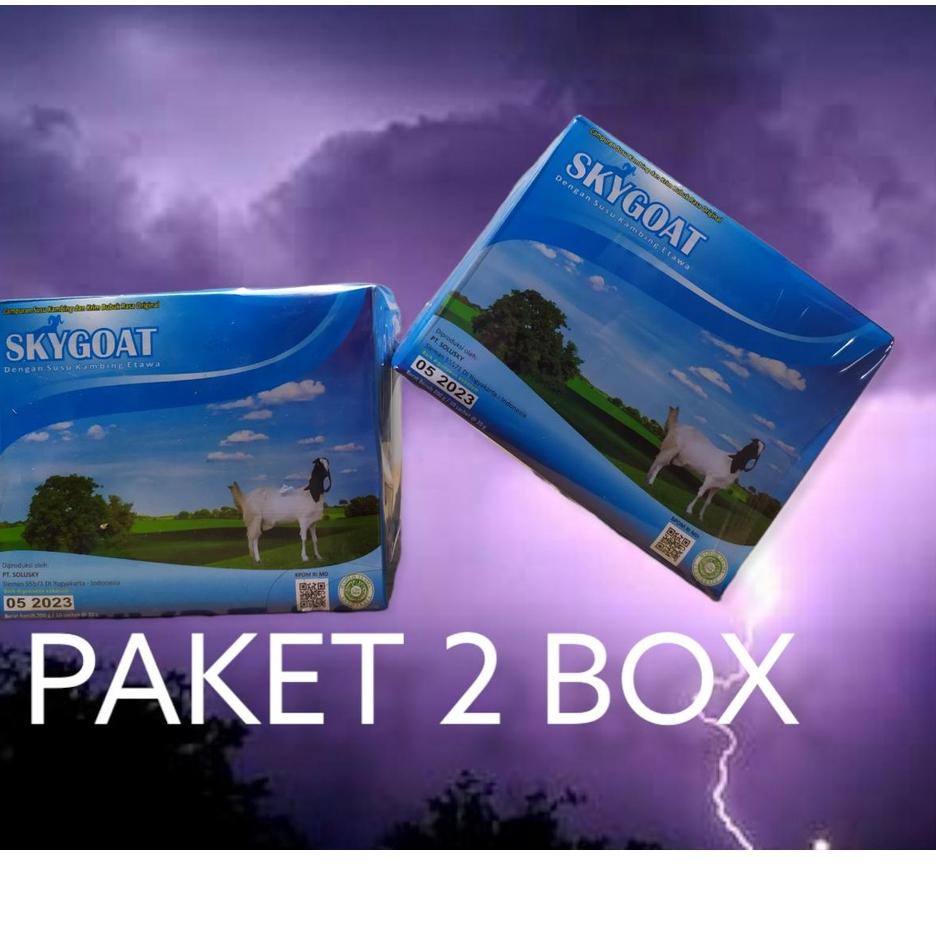 

Trend PAKET 2 (DUA) BOX susu kambing bubuk SKYGOAT putih ORIGINAL`