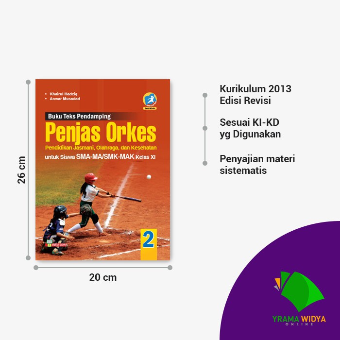 Yrama Widya Buku Penjas Orkes Untuk Sma Ma Smk Kelas Xi Shopee Indonesia
