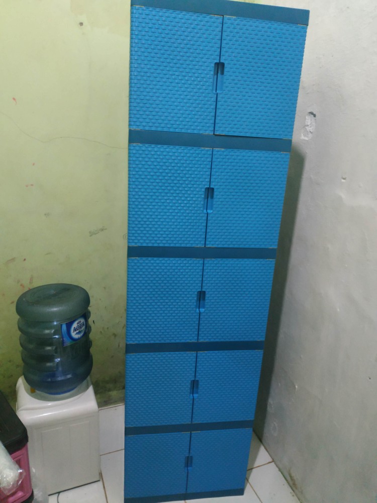 Lemari Plastik Mini Anyam / Diamond/jp/multi  Susun 5