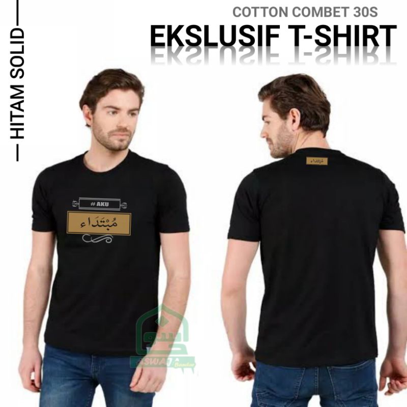 Kaos Baju Santri Couple Muntada Khobar 100 % Cotton Combed 30s Unisex Terlaris / T SHIRT Tulisan Kat