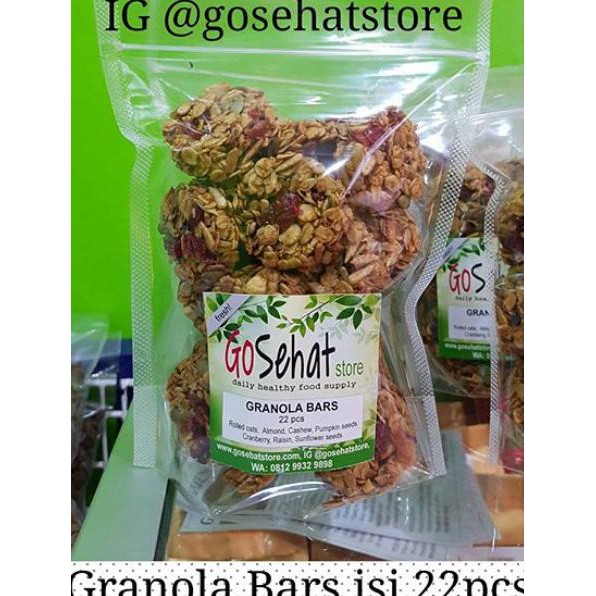 

ENAK GRANOLA BARS 22pcs BANYAK RASA