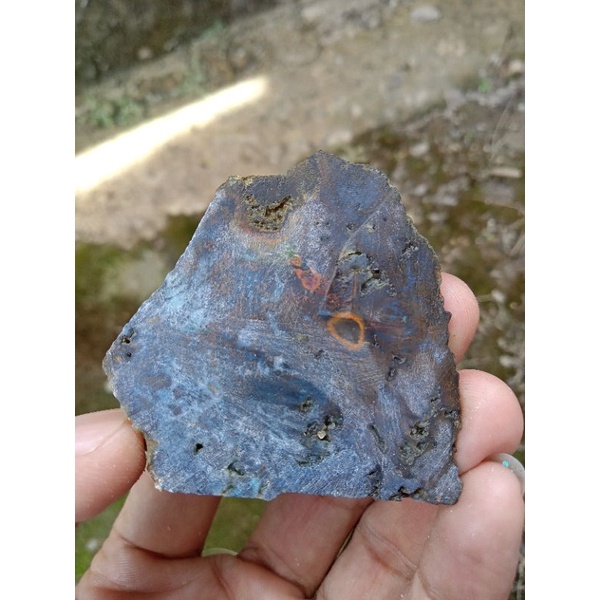 ✅ Natural Bacan Doko Blue Elektrik ( Rough / Bahan Batu Akik asli Ternate - bukan idocrase giok lumu