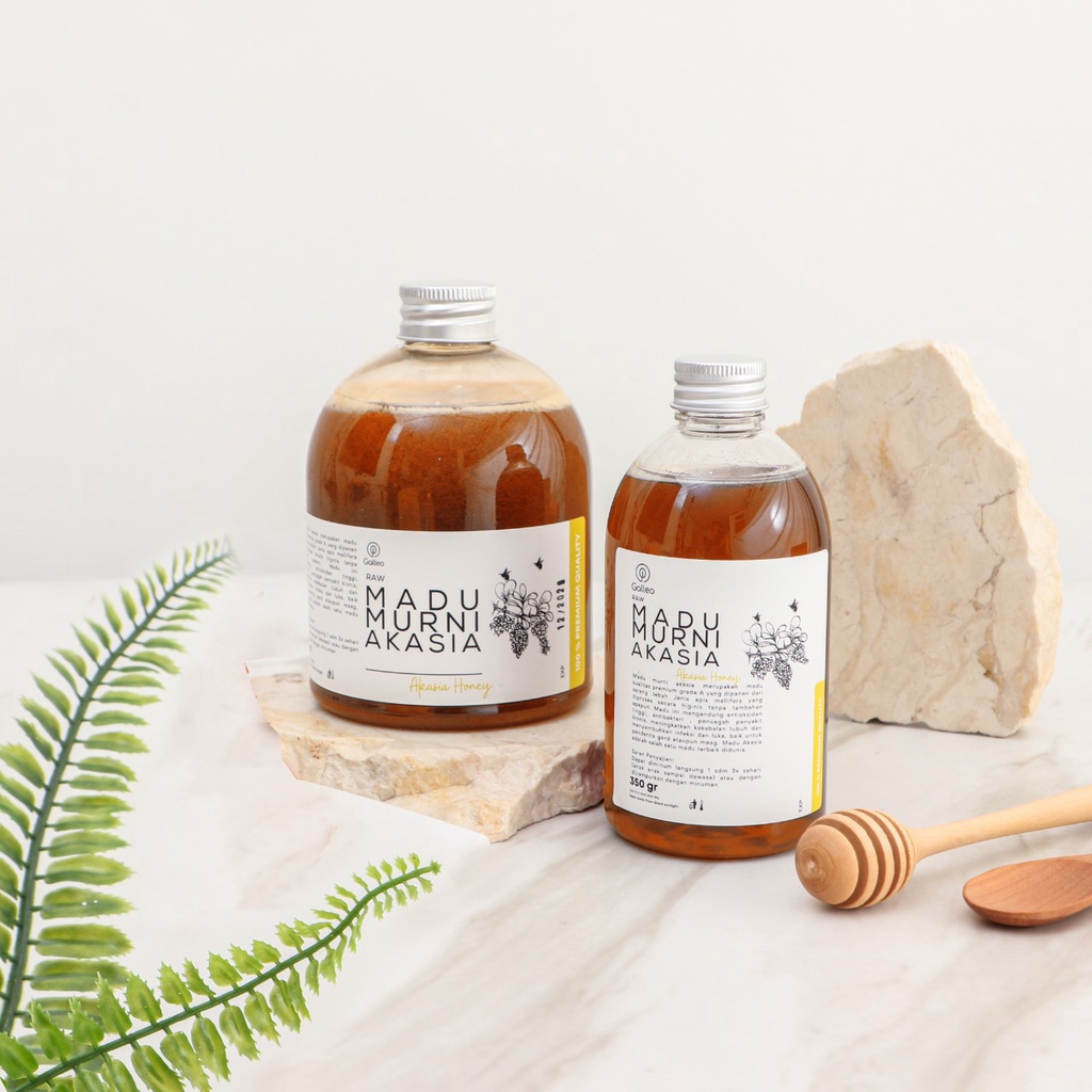 Galleo Madu Murni Akasia 350 GR Premium Raw Honey Original