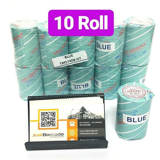 

Ready Stock] ( 1 Pack ) Kertas Printer Bluetooth 58 X 40 - Struk Thermal Otani Biru