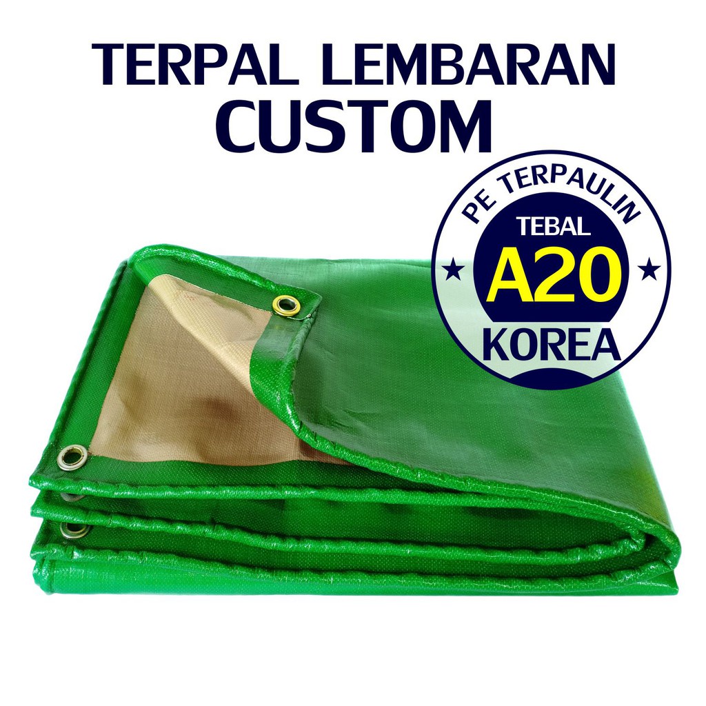 TERPAL UKURAN 2X3 METER A20 PALING TEBAL KOREA/TERPAL LEMBARAN/TERPAL MULTIFUNGSI/TERPAL KOLAM