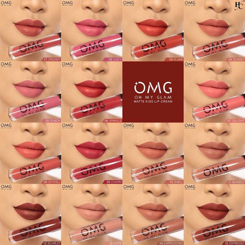 Paket Ombre Lips OMG | Lipcream OMG Ombre | Lipcream OMG | Ombre OMG Lip Cream