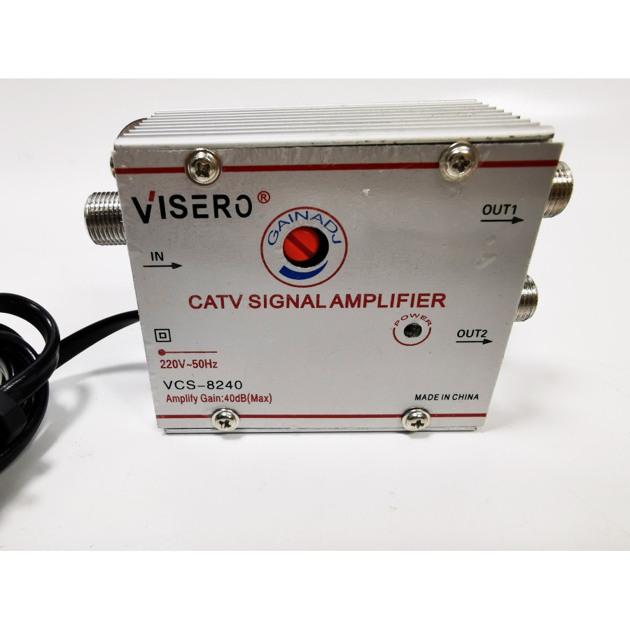 CATV signal Amplifier Booster 2 output - VISERO VCS