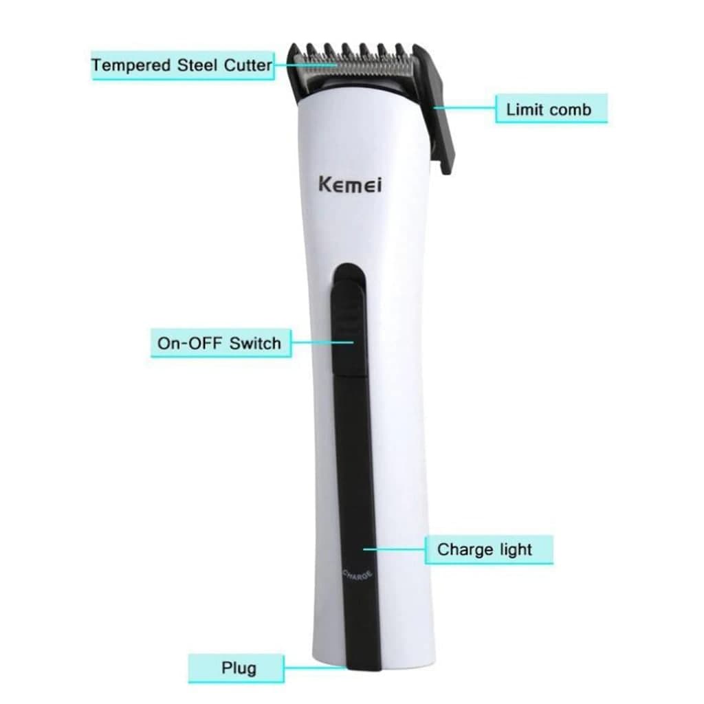 Kemei Alat Cukur Elektrik Hair Trimmer Multifungsi Mesin Cukur Rambut