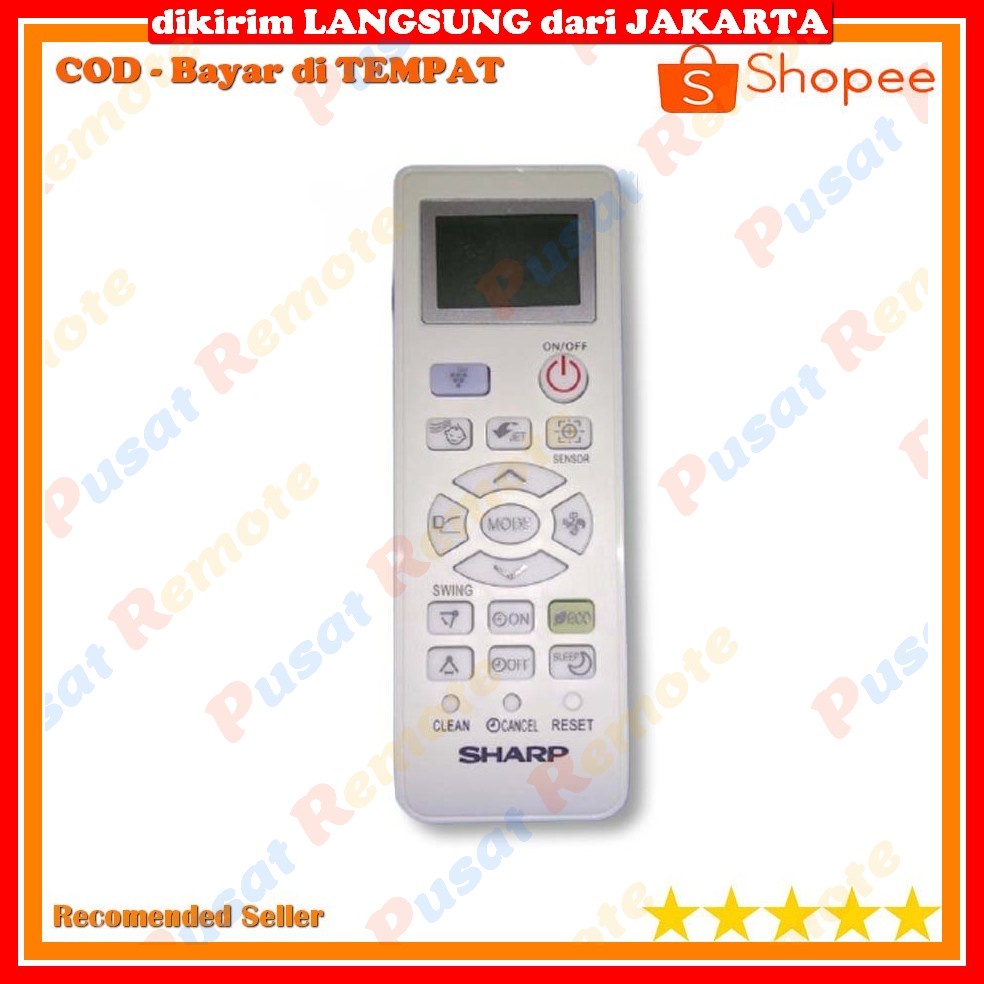 Remote AC SHARP CRMC-A936Jbez Grade Original Bergaransi Barang Baru Dan Gress Bisa Bayar Di Rumah