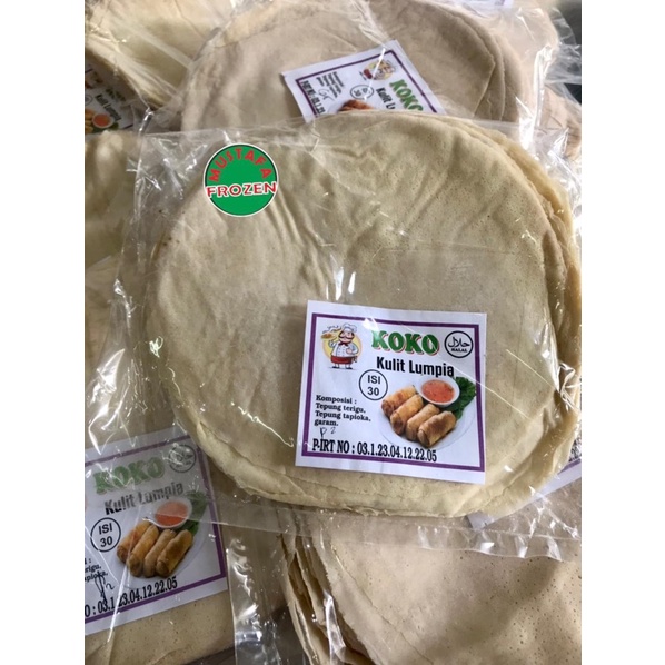 

Kulit Lumpia Bulat KOKO (30lbr)