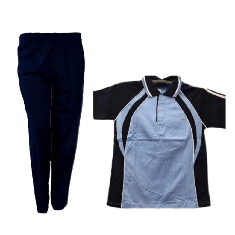 Kaos Wangki Seragam Senam Lengan Pendek Terbaru // Stelan Kaos dan Celana Trening Pria Wanita