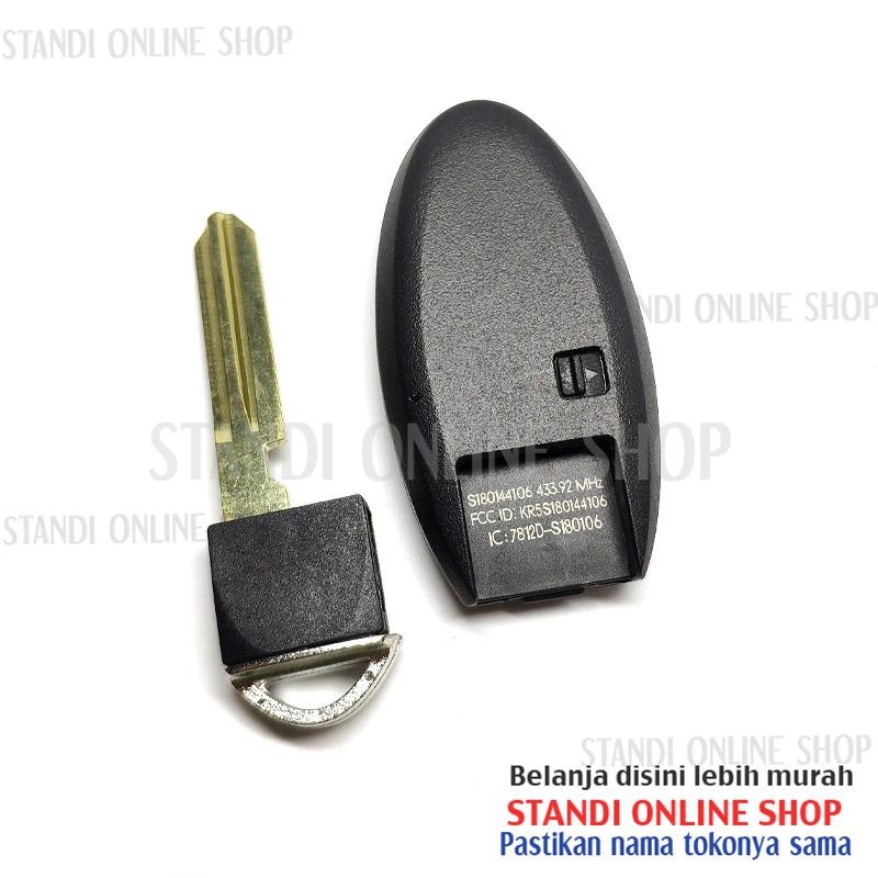 Smartkey Kunci Nissan All New Xtrail 433Mhz Chip 4A