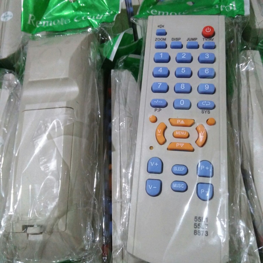 Remot Remote TV Tabung Cina Universal 55L1 Tanpa Setting