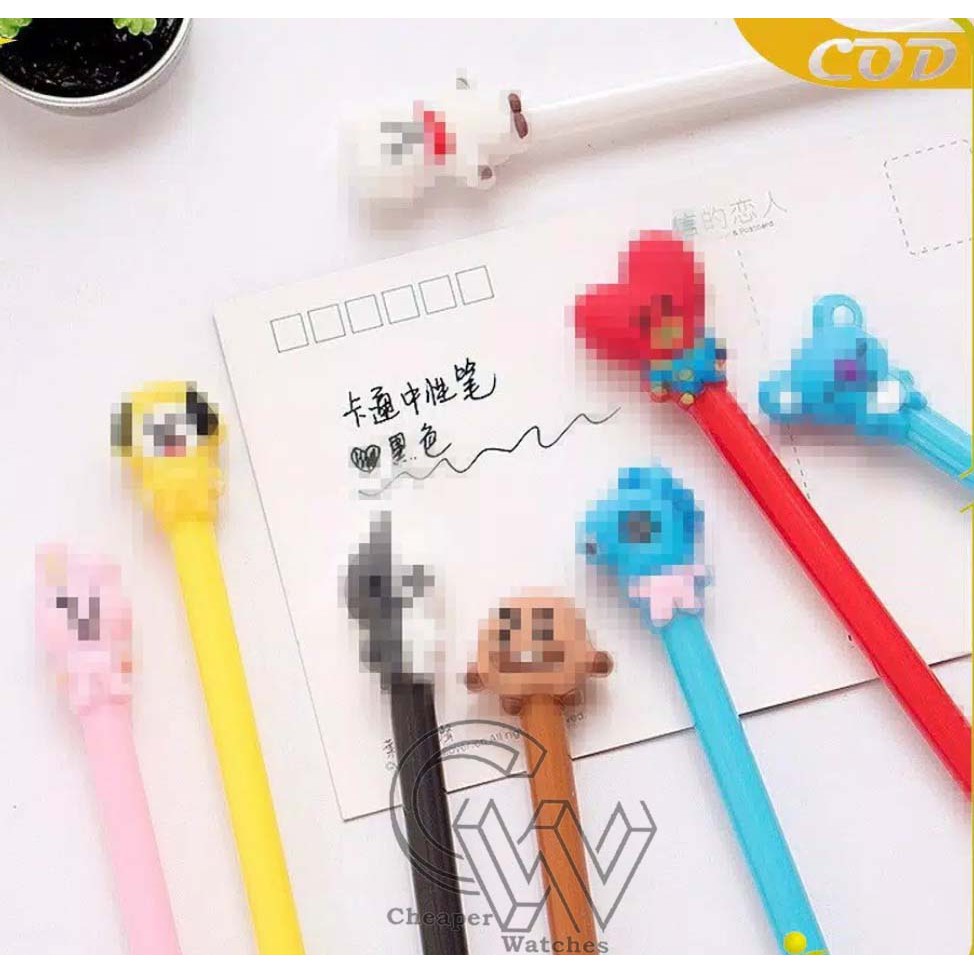 Cheaper-Pena Army Cute Cartoon Ballpoint Pen Pulpen Gel Lucu Murah