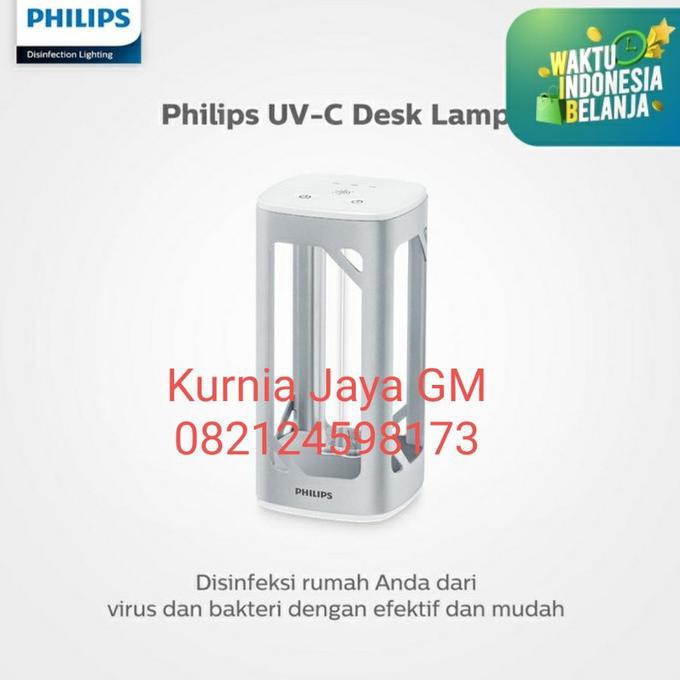 Philips UVC Sterilizer Desk Lamp / Philips UVC 24 watt Motion Sensor - Silver
