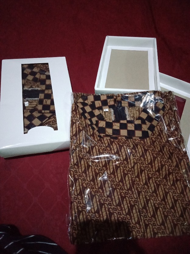 Atasan Dress Batik Wanita Sogan Dsc04868