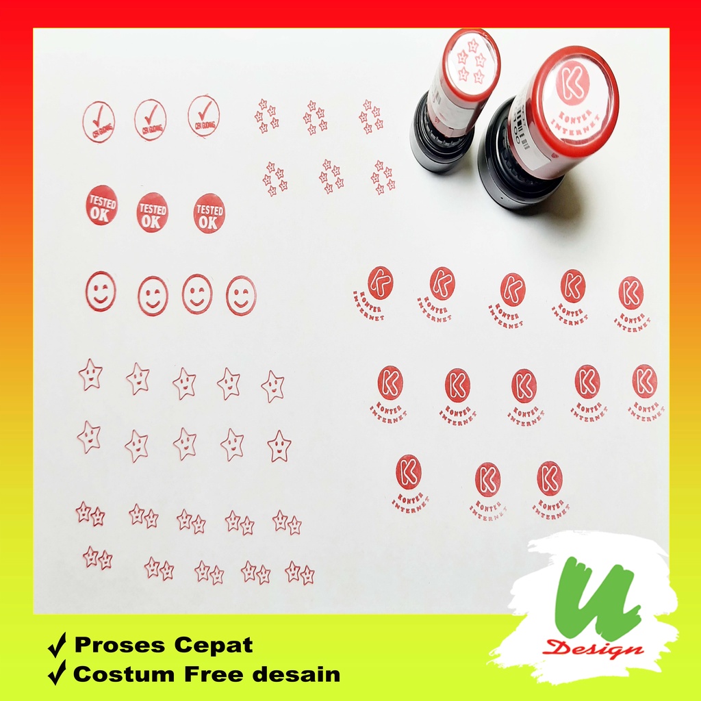 

Stempel Bulat Kecil Guru Nilai Paud TK Logo Cek Gudang