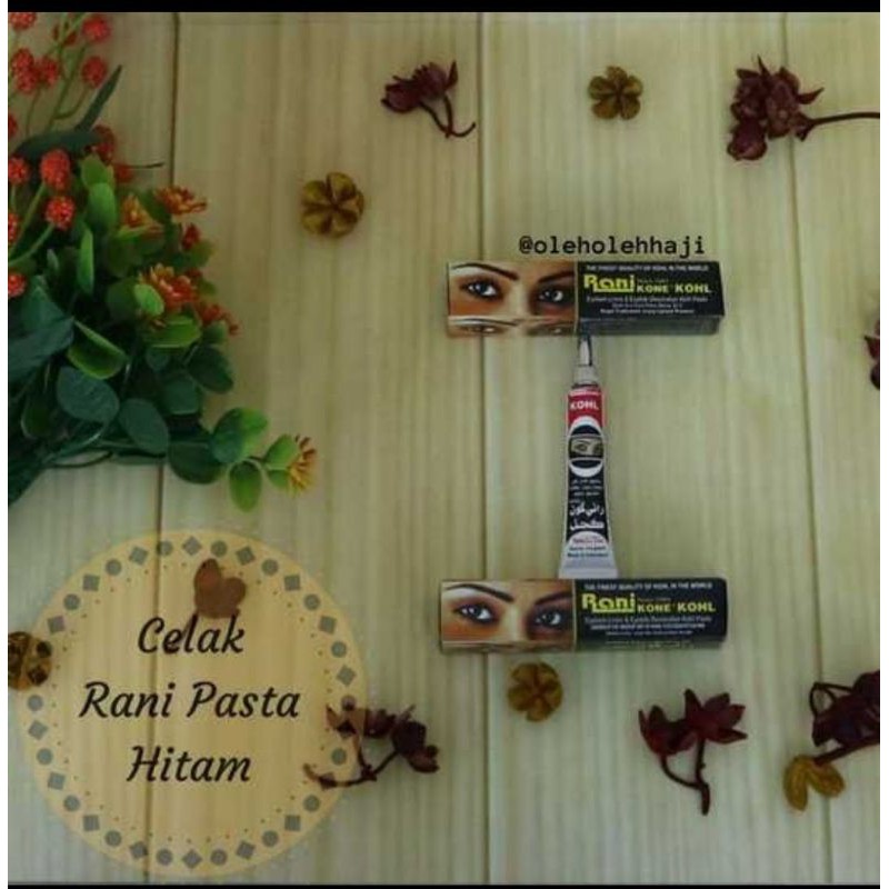 sipat Rani kajjal pasta/celak mata jual per 6pcs