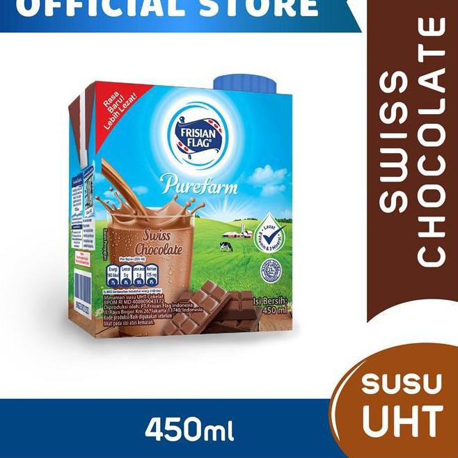 

[KODE BARU 292] Frisian Flag UHT Chocolate 450 mL x5 TERMURAH..!!