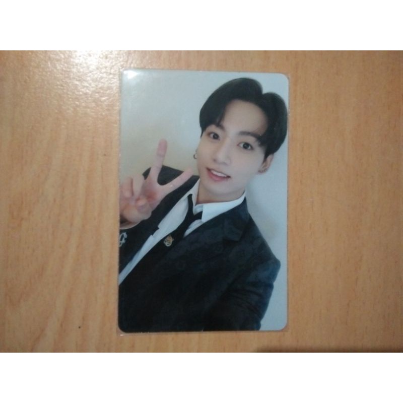 Official V Suga message card Jungkook dicon