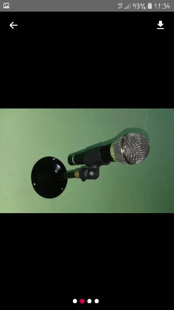 Stand Mic Hadroh Halo 12cm