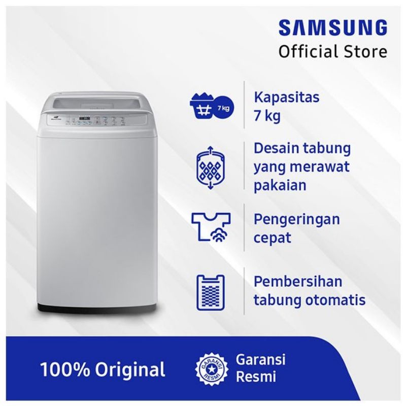 Mesin cuci Samsung 1Tabung 70H4000 Samsung 1Tabung 7kg Mesin cuci Samsung Otomatis 70H4000