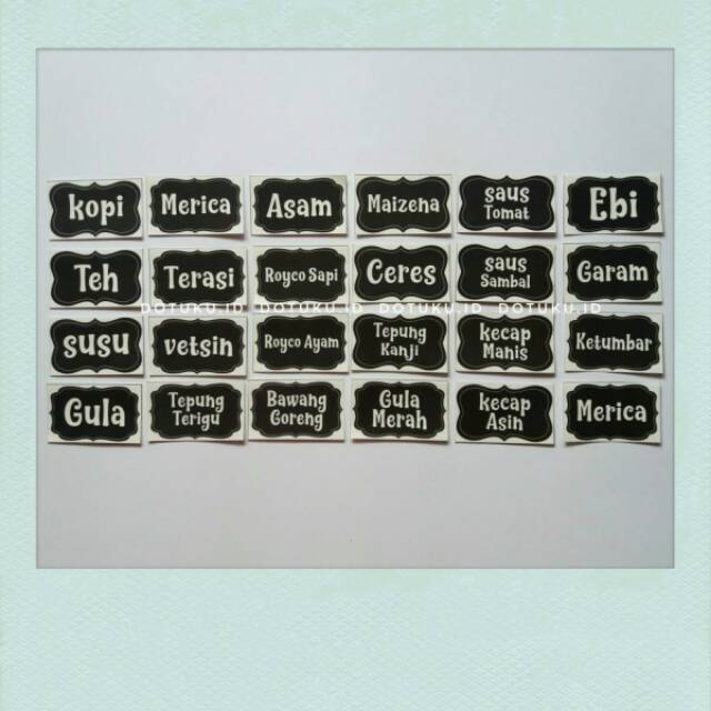 Stiker Bumbu Dapur 1000 Shopee Indonesia Stiker Bumbu Dapur 1000 Shopee Indonesia