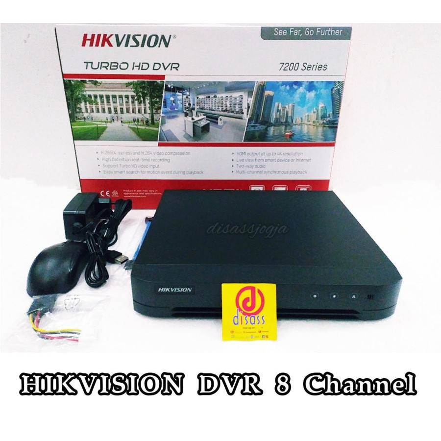 HIKVISION DVR 8 CHANEL FULL HD 7200 SERIES CPU CCTV E-VERSION (VERSI EKONOMIS) - DISASS JOGJA